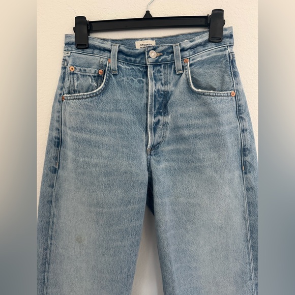 Citizens Of Humanity Light Blue Wide Leg Jeans - Picture 6 of 14